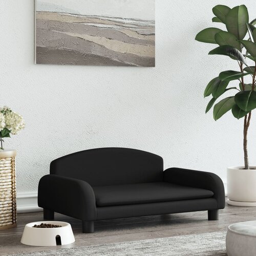 vidaXL Pasja postelja črna 70x45x30 cm blago Cene
