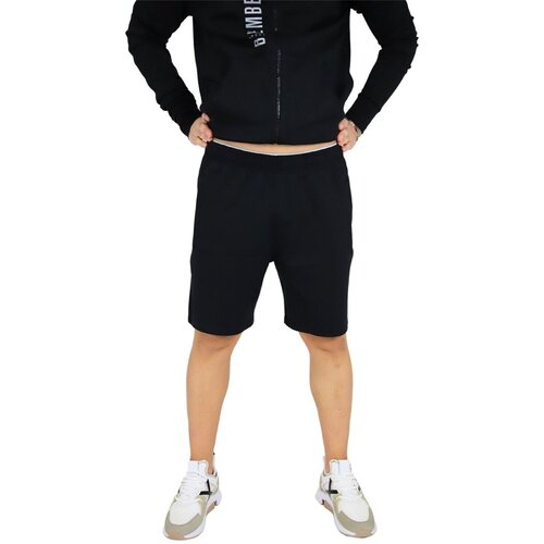 Bikkembergs Hlače s 5 žepi BKKS0020 Črna Slike