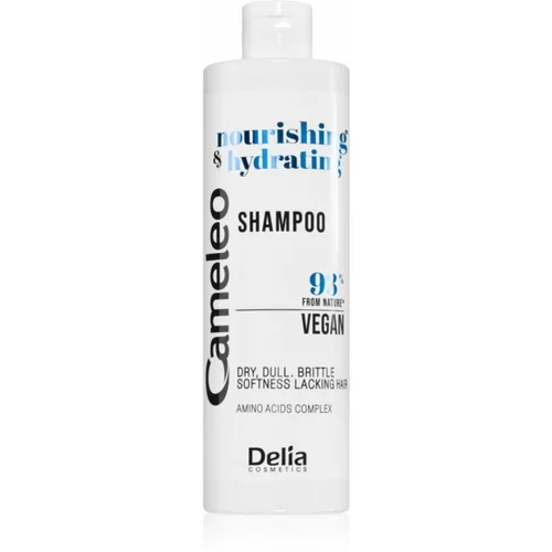 Delia Cosmetics Hydrating & Nourishing hranilni šampon za suhe in poškodovane lase 400 ml