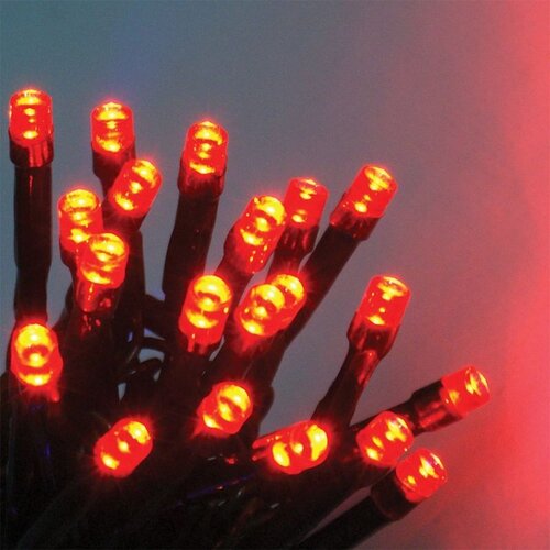 Home deco 200 Led žaruljica crvene 10 metara zelena žica IP 44 Slike