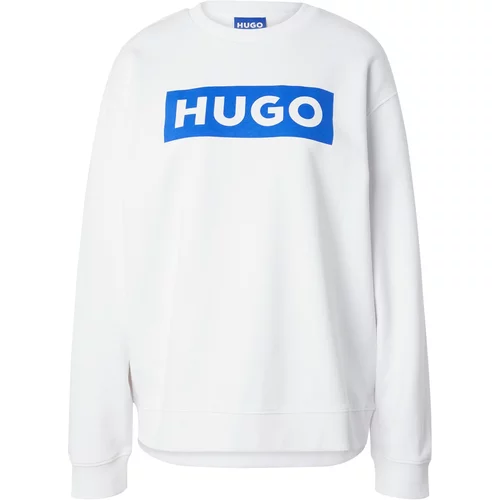 Hugo Blue Majica 'Classic' modra / bela
