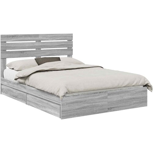  s od storage Siva Sonoma 160 x 200 cm Konstruirano drvo Slike