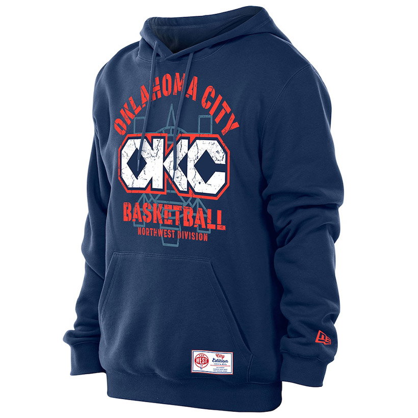 New Era Oklahoma City Thunder 2025/26 City Edition pulover s kapuco Cene