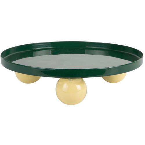 PT LIVING Kovinski dekorativni pladenj &oslash; 25 cm Double Funky &ndash; Cene