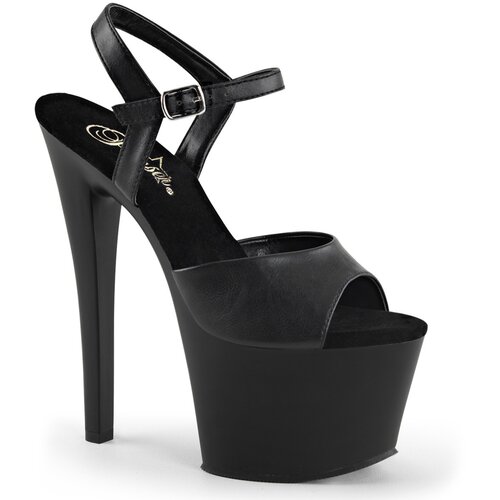 Pleaser USA Pleaser Sky-309 Blk Faux Leather/Blk Matte 44 Cene