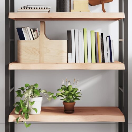 vidaXL Zidna polica 80x40x(2-6) cm neobrađena masivna hrastovina Cijene