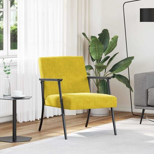 vidaXL fotelja Žuta 59 x 75 x 78 cm Bar&scaron;un Cijene