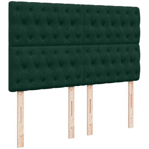  Krevet s oprugama i madracem tamnozeleni 160x200 cm bar&amp;scaron;unasti Slike