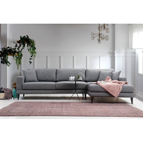 Atelier Del Sofa Siva raztegljiva kotna sedežna garnitura (desni kot) Nordic &amp;ndash; Slike