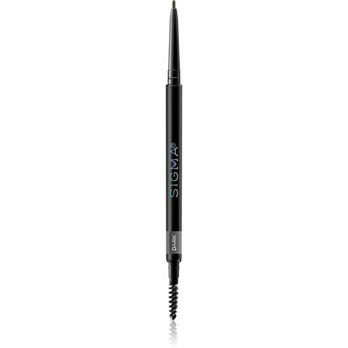 Sigma Beauty Fill + Blend Brow Pencil samodejni svinčnik za obrvi s krtačko odtenek Dark 0.06 g