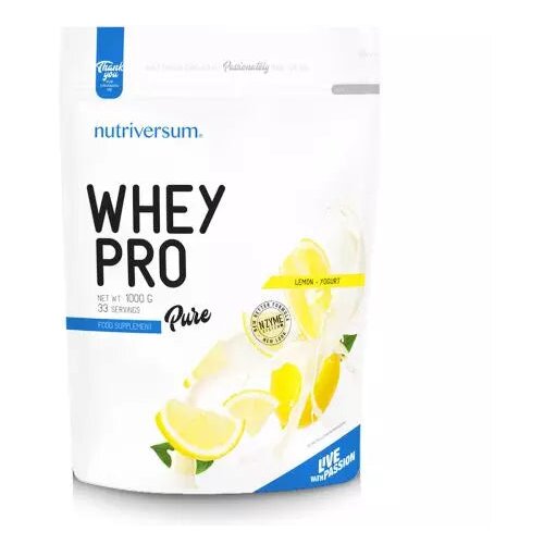 NUTRIVERSUM whey pro - prvoklasni čist protein surutke - limun 1kg Cene