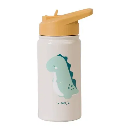 Saro Baby Thermos Bottle with Straw termosica sa slamkom Sand 350 ml