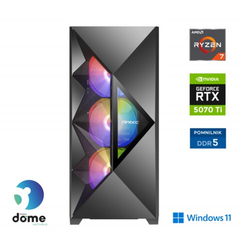  Računalnik ANNI Gamer Extreme R7 7700X / RTX 5070 Ti / 32 GB / 2 TB / W11H Cene