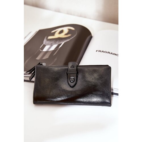  Women's Wallet Made Of Eco Leather Black Irinda Cene