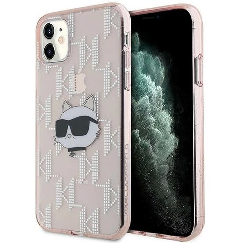 Karl Lagerfeld OVITEK IML CHOUPETTE HEAD MONOGRAM ZA IPHONE 11 XR ROZA, (21897614) Cene