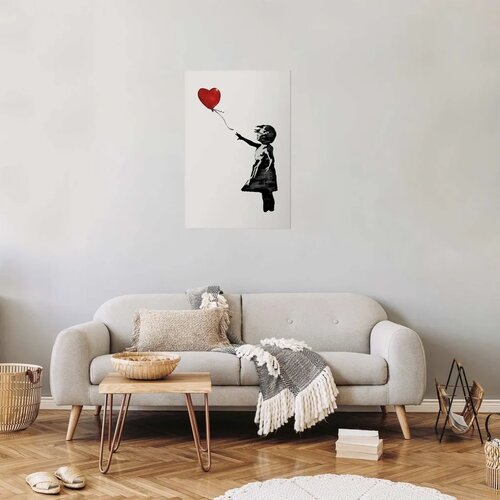  Plakat - Banksy: Girl with a Balloon 60x90 Bez okvira Slike