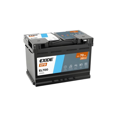 Varta exide start-stop akumulator za automobile 12V 70Ah EL700 Slike
