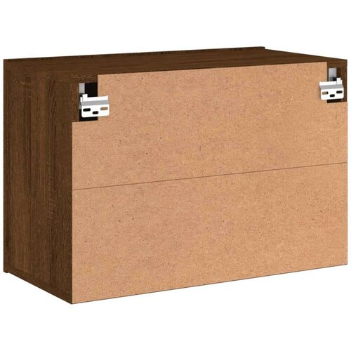  Zidni TV ormarić smeđi boja hrast 60x30x41 cm Slike
