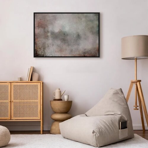  Slika - Confusion (1 Part) Wide 90x60 U crnom drvenom okviru Slike