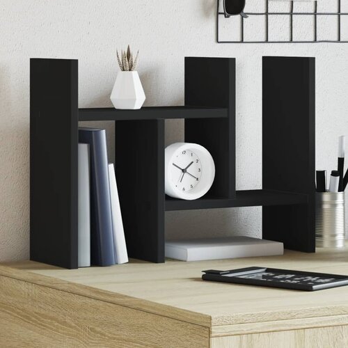Furnova Organizator za pisalno mizo črn 34,5x15,5x35,5 cm, (22081398) Slike