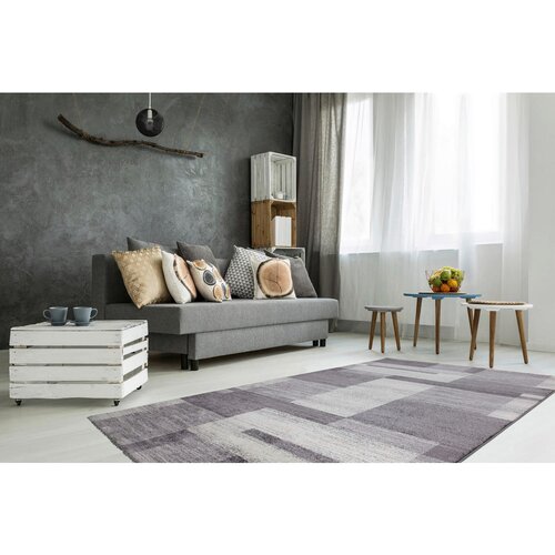 XXXL tkana preproga 80/150 cm taftano siva, srebrne barve Cene