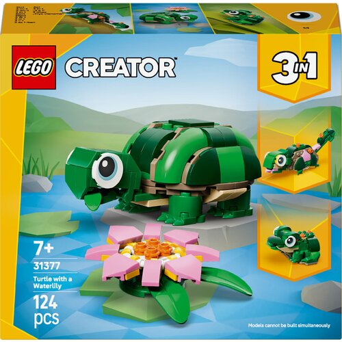 Lego Creator 3in1 - Kornjača s cvijetom lopoča (31377) Slike