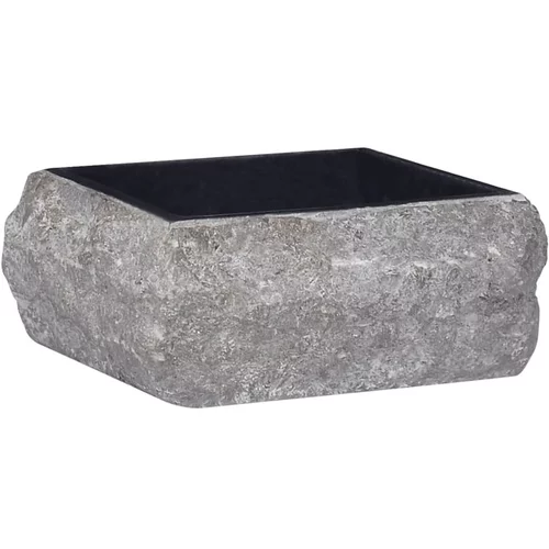  Umivalnik črn 30x30x13 cm marmor