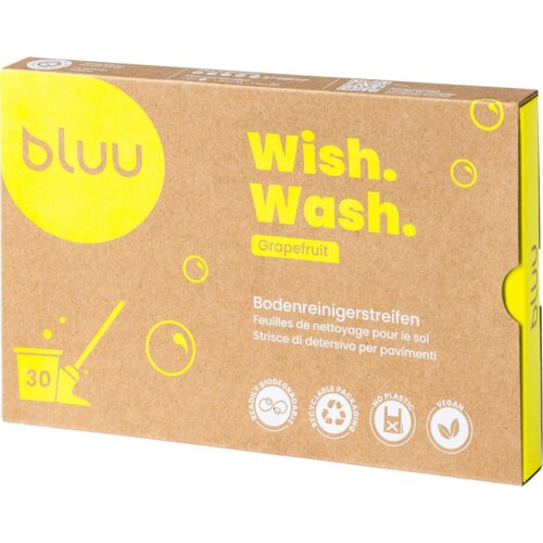 bluu Wish.Wash. &ndash; lističi za či&scaron;čenje tal - 30 k. Cene