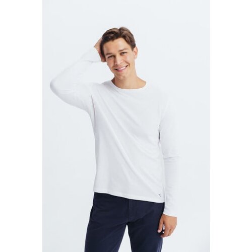 Legendww bela muska pamucna majica dugih rukava -basic model Cene
