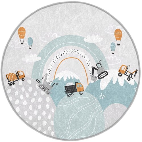 Mila Home Pralna otroška preproga ø150 cm Snowy Hills – Cene