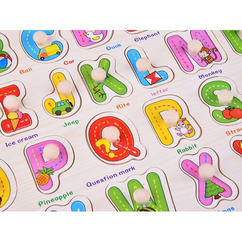  Drvene puzzle English 2u1 Slike