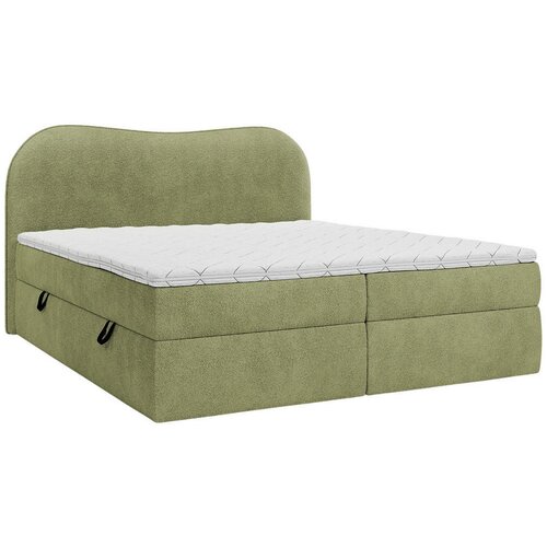Chameo POSTELJA Z VZMETNICO 180 cm x 200 cm , tekstil zelena Slike