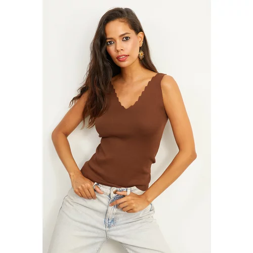 Cool & Sexy Blouse - Brown - Oversize