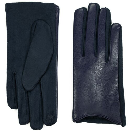 Art of Polo Woman's Gloves Rk23392-7 Navy Blue Slike