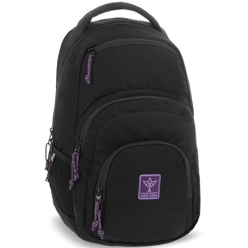 Ars Una crno-ljubičasti Cordura &scaron;kolski ruksak za djevojčice AU-2 32x46x22cm Cijene