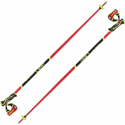 Leki WCR SL 3D Bright Red/Black/Neonyellow 115 cm Skijaški štapovi