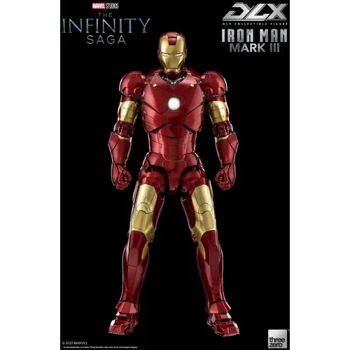 ZEROCHROMA ThreeZero - Marvel Infinity Saga Iron Man Mark 3 Dlx Akcijska figurica v merilu 1/12 (neto), (20840141)