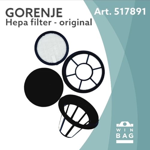  komplet filtera za gorenje 517891 - VCED01TBKRCY - VC1901WRCY - VC1903WSCY usisivače Cene