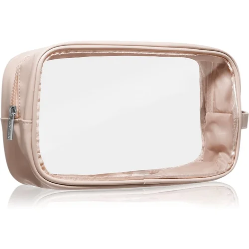 Notino Travel Collection Cosmetic bag transparentna kozmetička torbica L Beige 1 kom