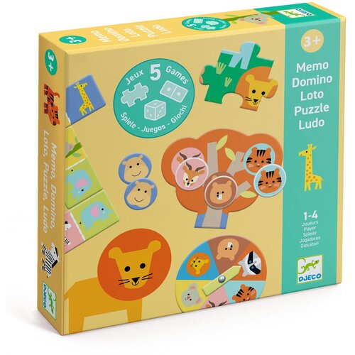 Djeco V divjini &amp;ndash; komplet 5 iger Slike