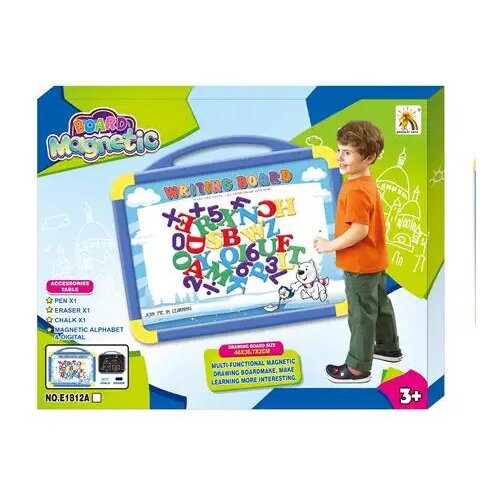 Magic Toys Dvostrana prijenosna magnetska ploča za crtanje sa dodacima plave boje Cene