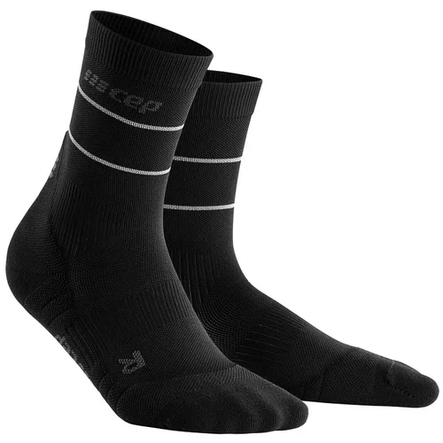 Cep Pánské běžecké ponožky Reflective černé, IV