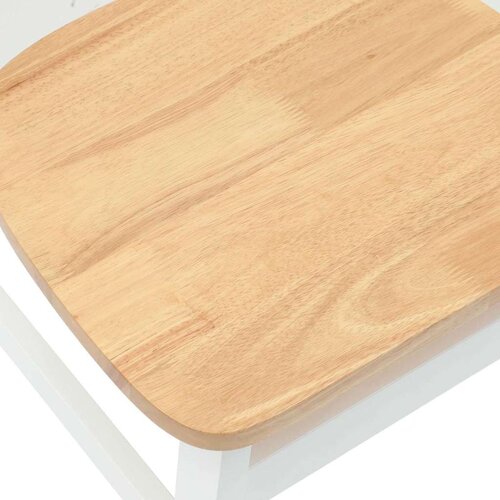  Trpezarijske stolice 2 pcs Bijelo 42 x 47.5 x 81 cm Slike