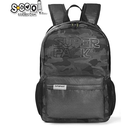 Scool Ranac Teenage Superpack Militay Black SC1657 Slike