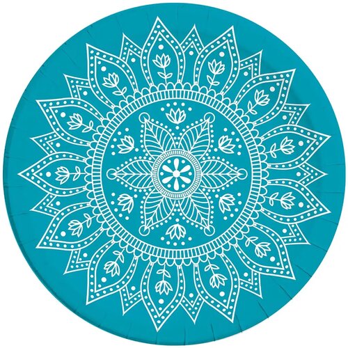 Procos Mandala modro-beli papirnati krožniki, set 8 kosov, 23 cm Cene