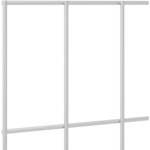  Ograda za vrt s kolčićima 12 pcs 115 x 30 cm Mesh Srebrna Slike