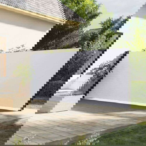  Bočna tenda na uvlačenje bijela 180 x 500 cm Slike