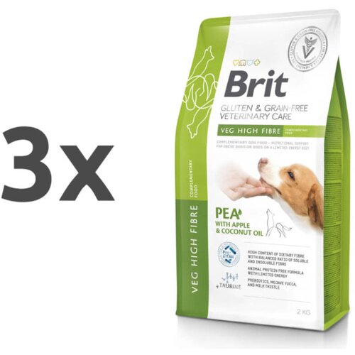 Brit veterinary diet Brit GF Veterinarska dieta za pse - High Fibre 3 x 2 kg Cene