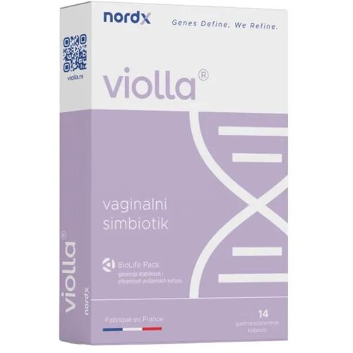 NORDx Vaginalni simbiotik Violla, 14 kapsula Slike