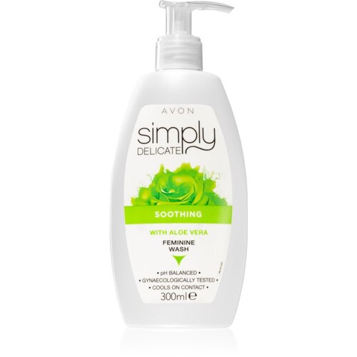 Avon Simply Delicate Soothing pomirjajoči gel za intimno higieno z aloe vero 300 ml Slike
